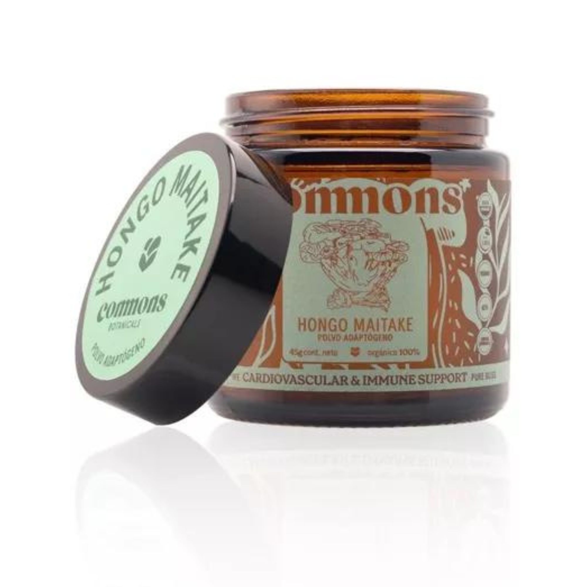 Hongo Adaptógeno Maitake 45g Commons Polvo 100% Orgánico