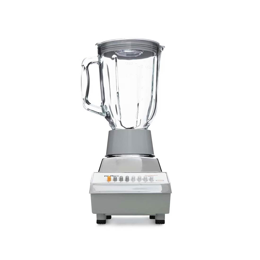 Licuadora Man Vaso Vidrio Color Cromo 7 VEL