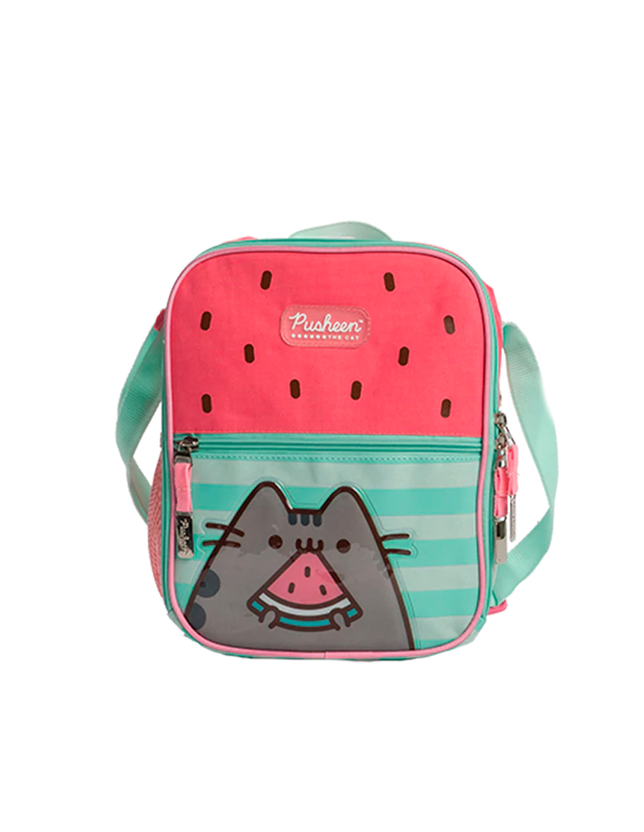 Lonchera Gato Pusheen The Cat Sandia Roja Kawaii