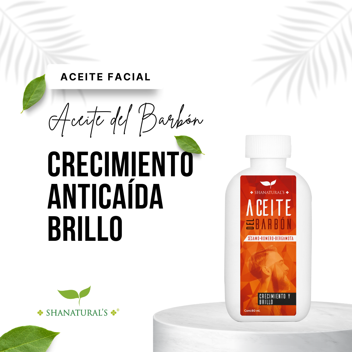 Aceite Del Barbón 60 ml Shanatural's