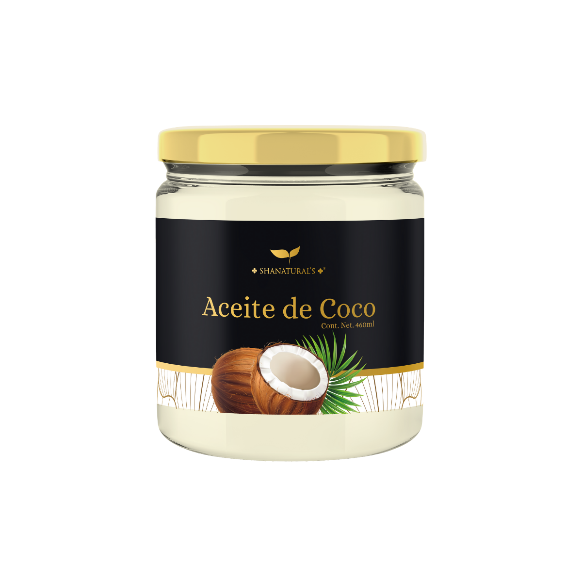 Aceite de Coco Orgánico Extra Virgen «Naturespirits» Frasco 450Ml