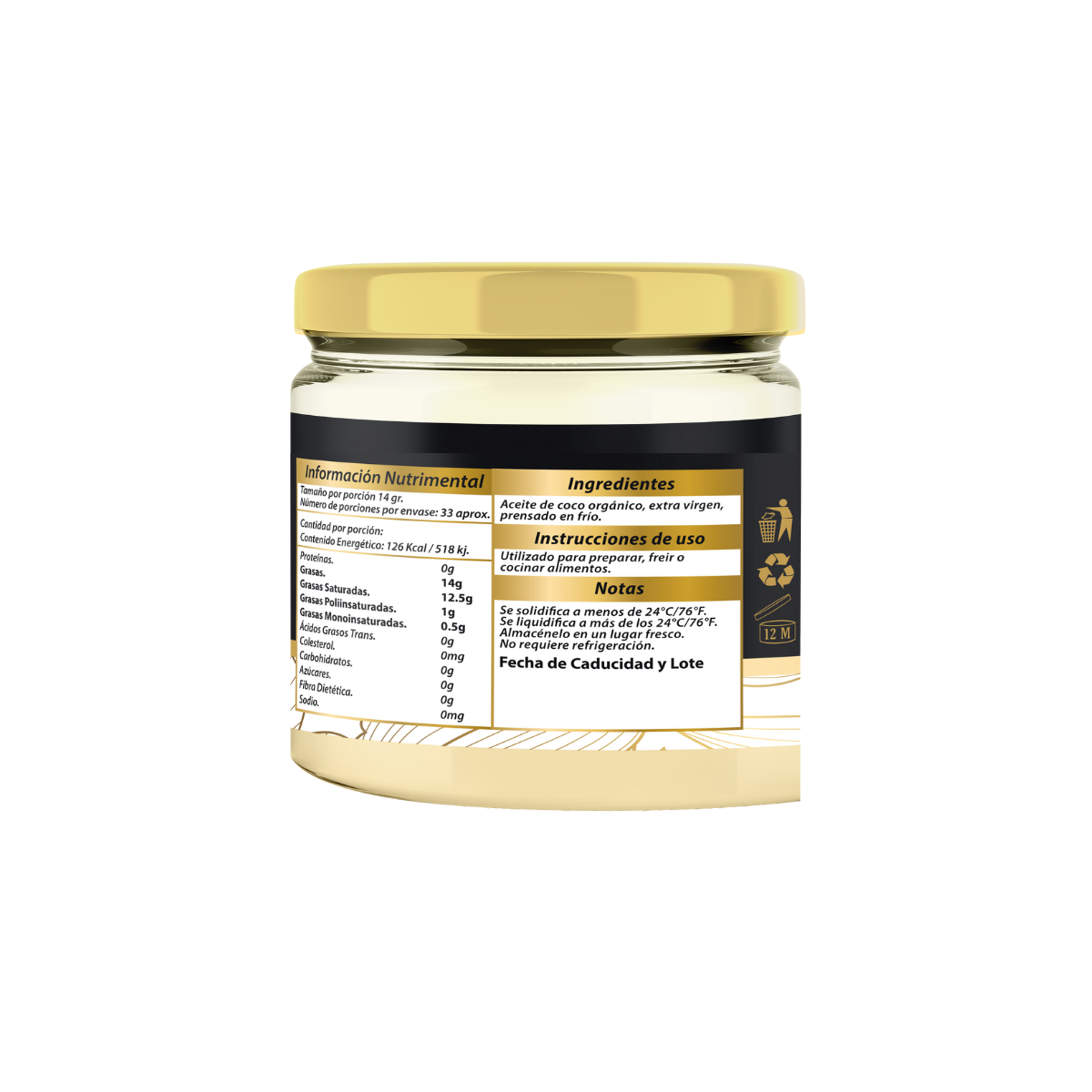 Coco Orgánico Extra Virgen 300 ml Shanatural's