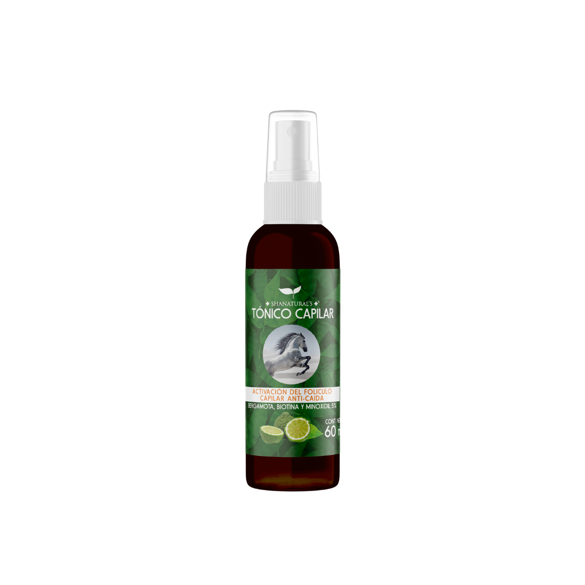 Tónico Capilar Minoxidil 5% 60 ml Shanatural's