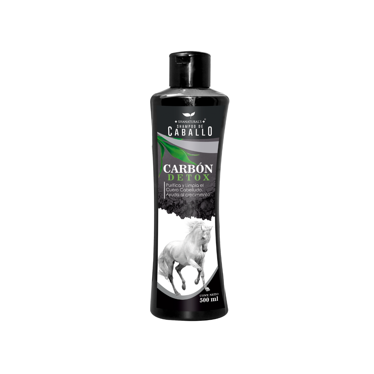 Shampoo Carbón Detox 500 ml Shanatural's