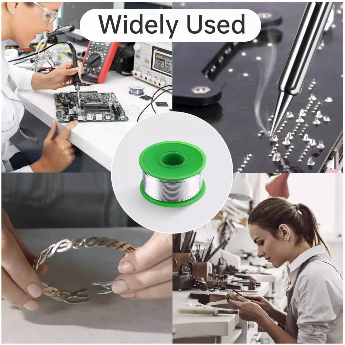 Bobina De Alambre De Soldadura De Estaño 0,6 Mm 100 G