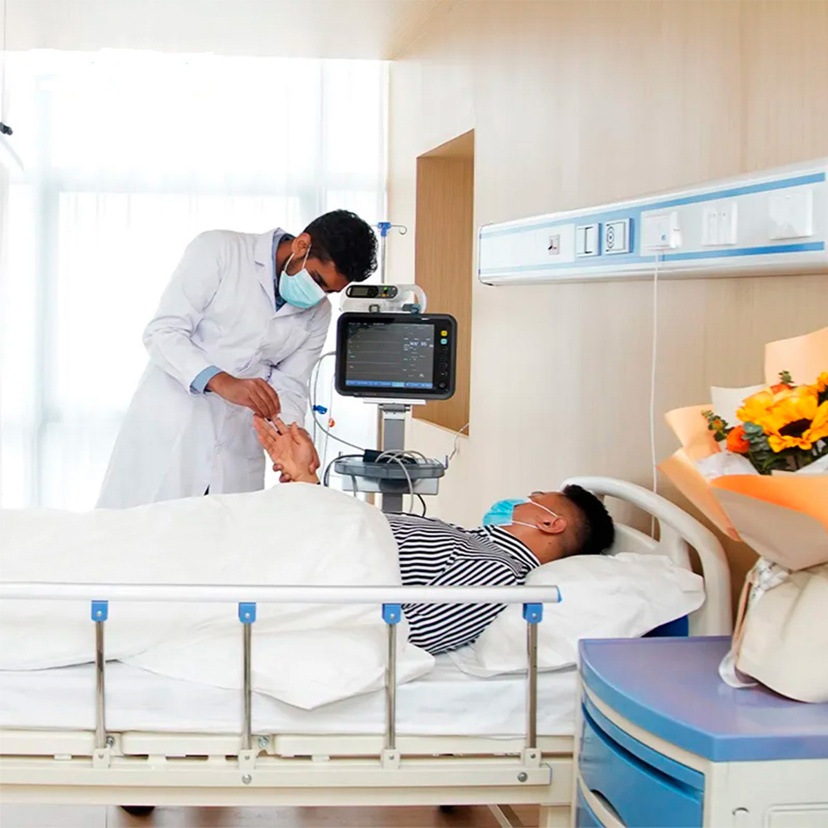  Yonker Monitor De Signos Vitales Multiparamétrico YK8000C, 6 Parámetros