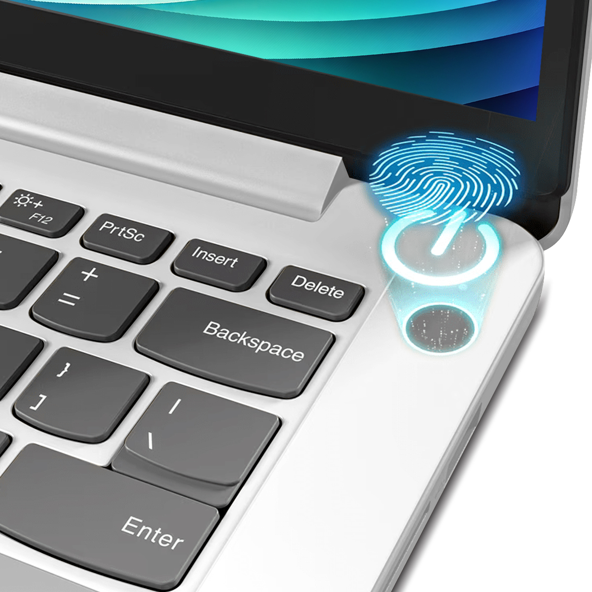 Laptop Lenovo Ideadpad 1 14iau7 Intel CI3 6C 4GB 128GB SSD Pcie 14Pulg HD Gris Nube W11H Teclado Ingles 