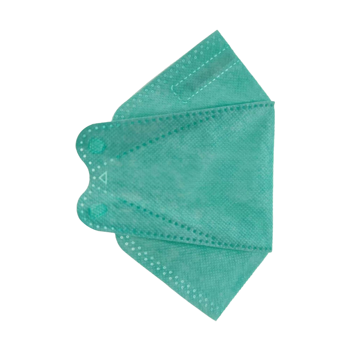 Cubrebocas Kf94 Mascarillas 3d Colores 10pzs Filtración 94% Verde.