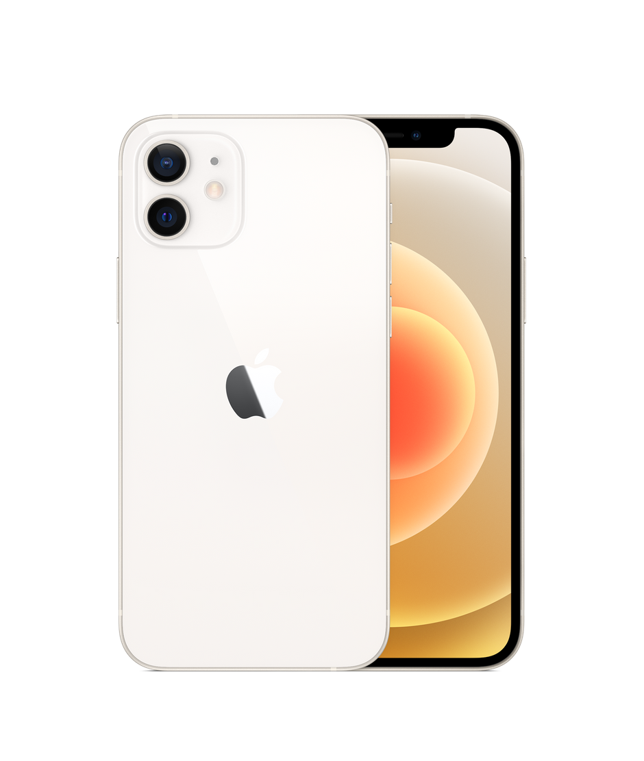 APPLE IPHONE 12 128 GB BLANCO NUEVO + CASE HUMO  Y MICA 
