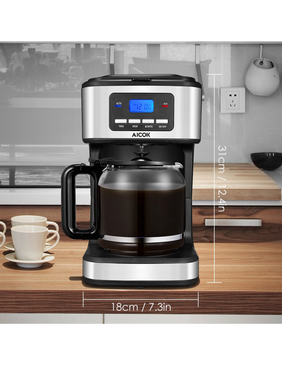 Cafetera 12 Tazas Aicok Gratis Destapador Electrico De Botellas De Vino