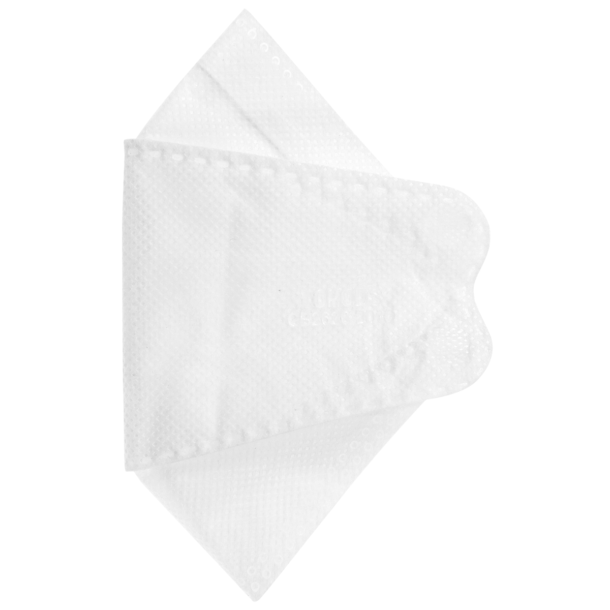 Cubrebocas Kf94 Mascarillas 3d Colores 10pzs Filtración 94% Blanco.