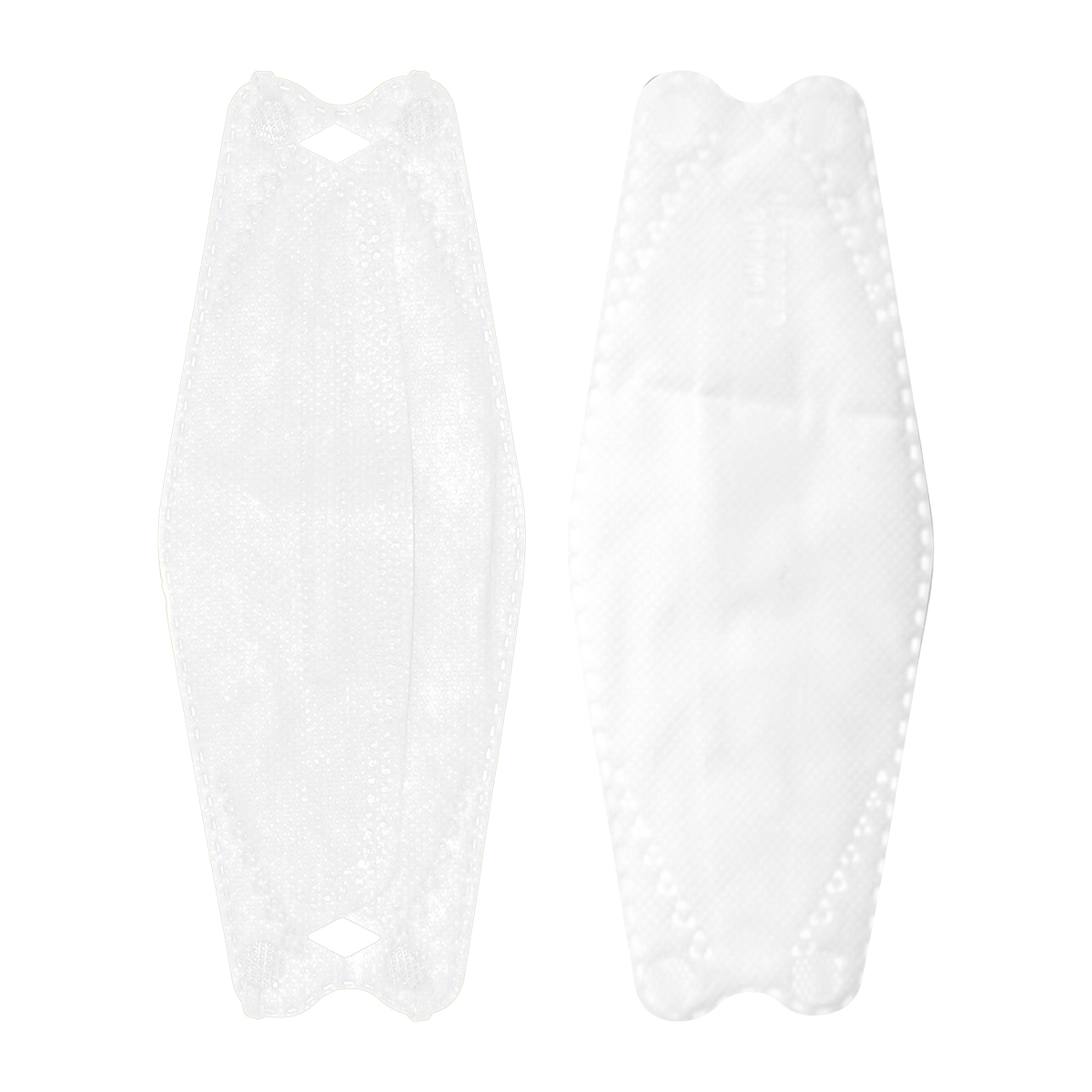 Cubrebocas Kf94 Mascarillas 3d Colores 10pzs Filtración 94% Blanco.