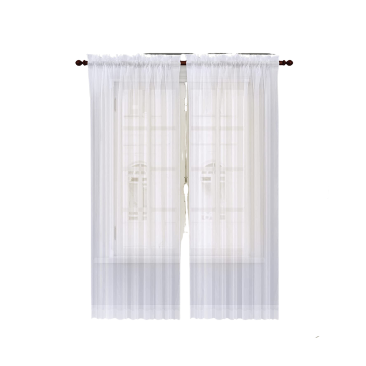 Set Cortinas Traslúcida