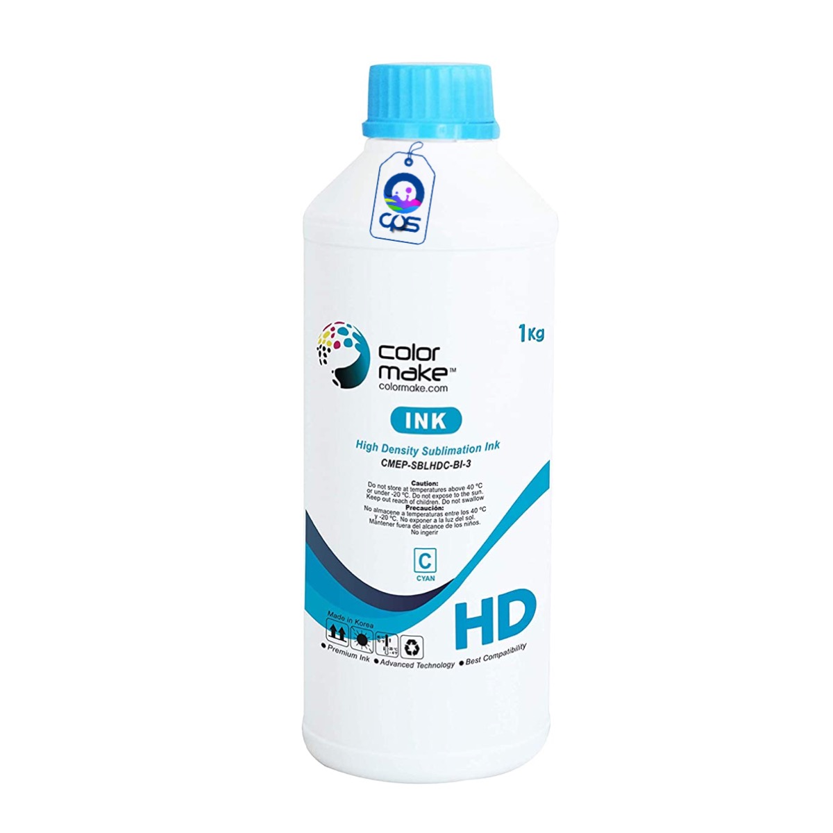 Tinta para Sublimación Color Make HD 1 Kg. (CMYK)