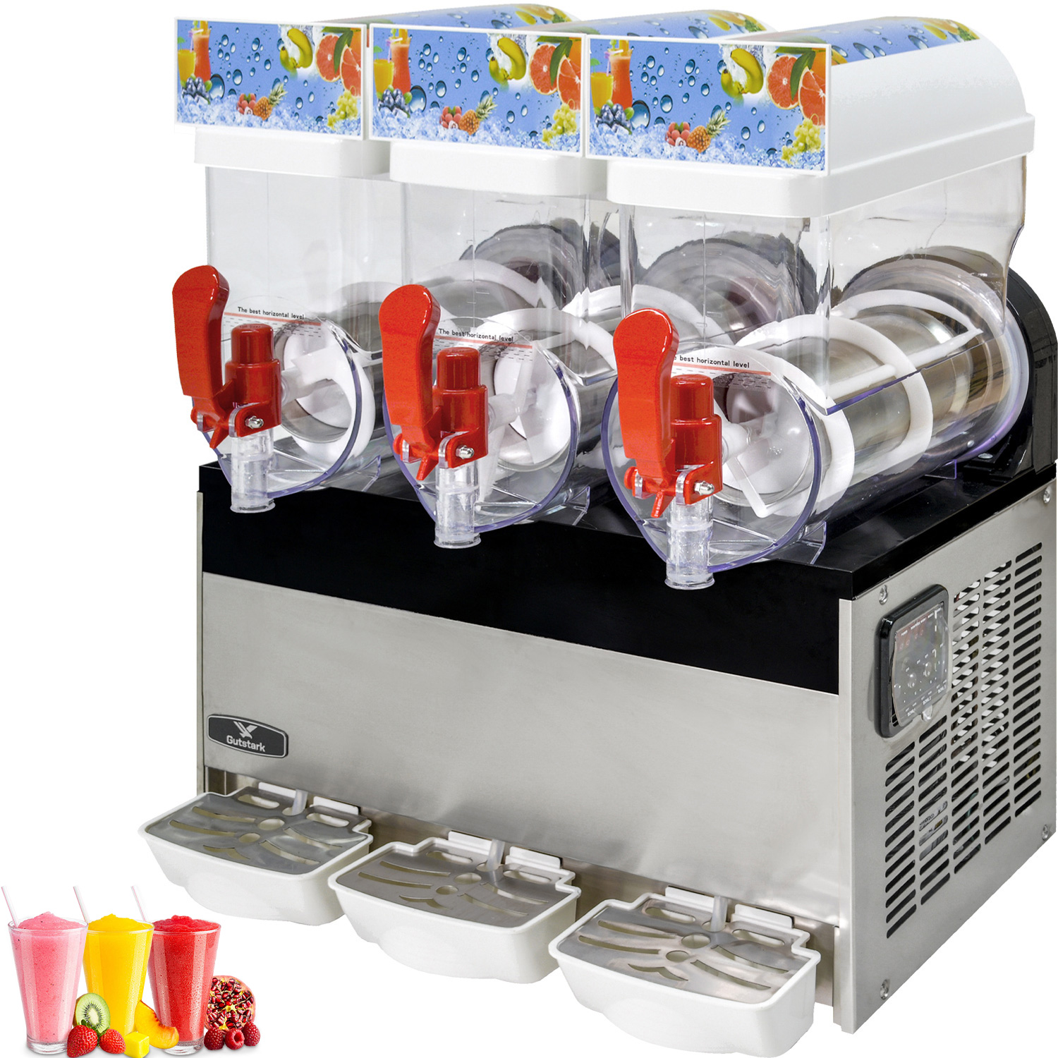 Maquina Frappe Smoothies Raspado 45 Litros Industrial 