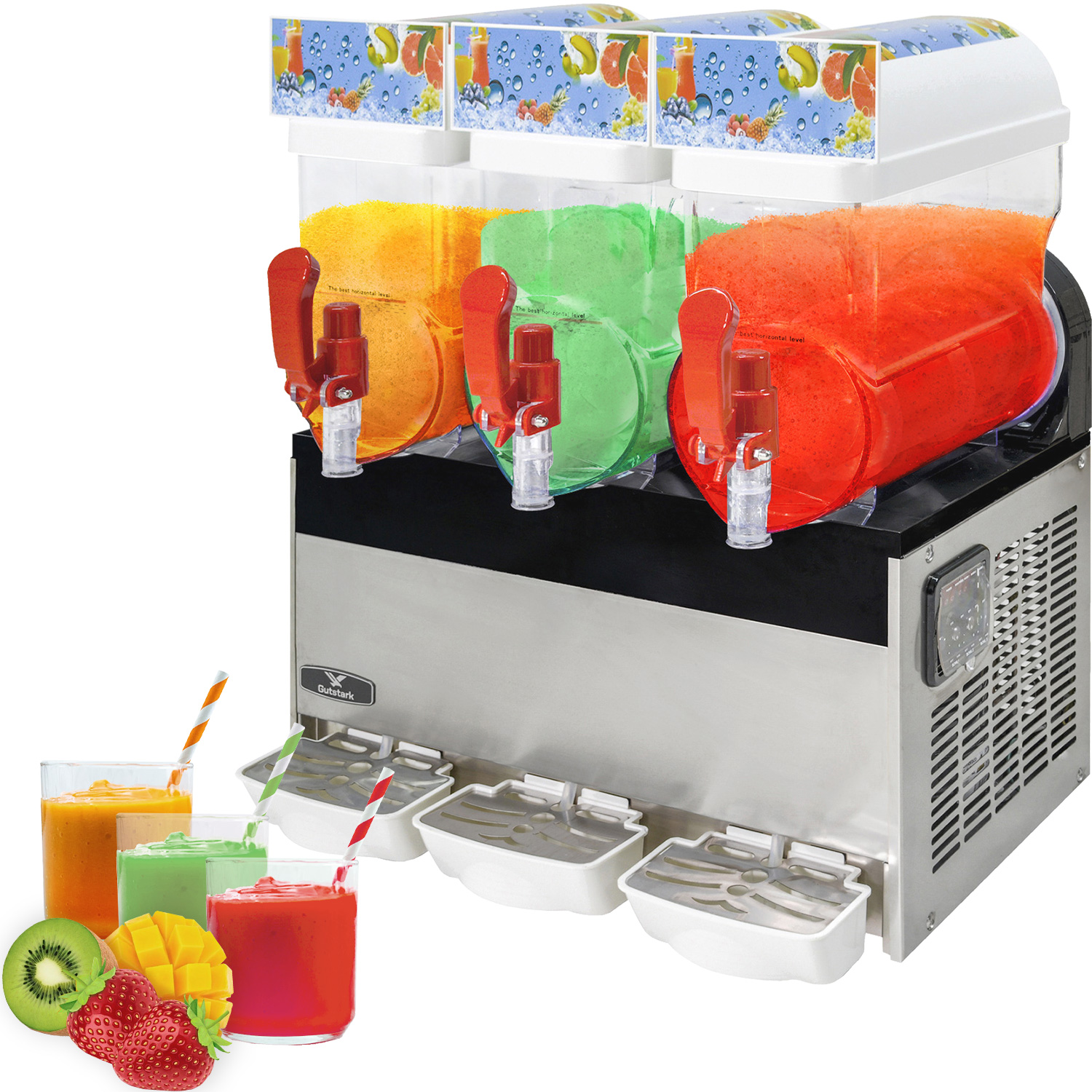 Maquina Frappe Smoothies Raspado 45 Litros Industrial 