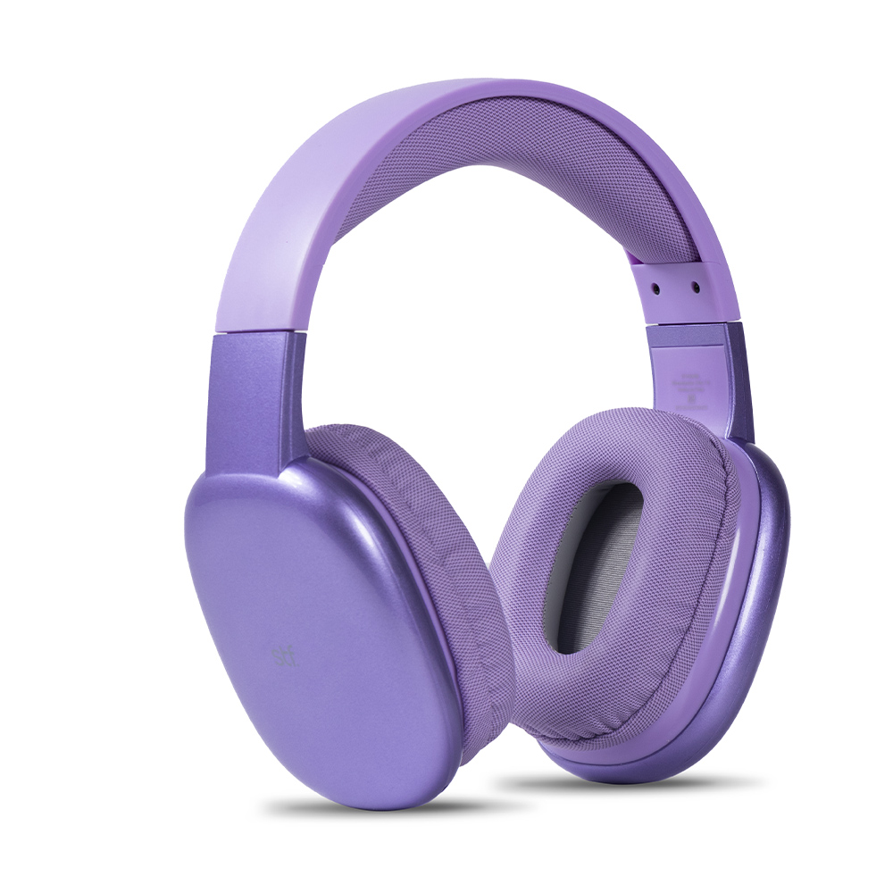 Audífonos Inalámbricos Over Ear Aurum Stf Color Morado