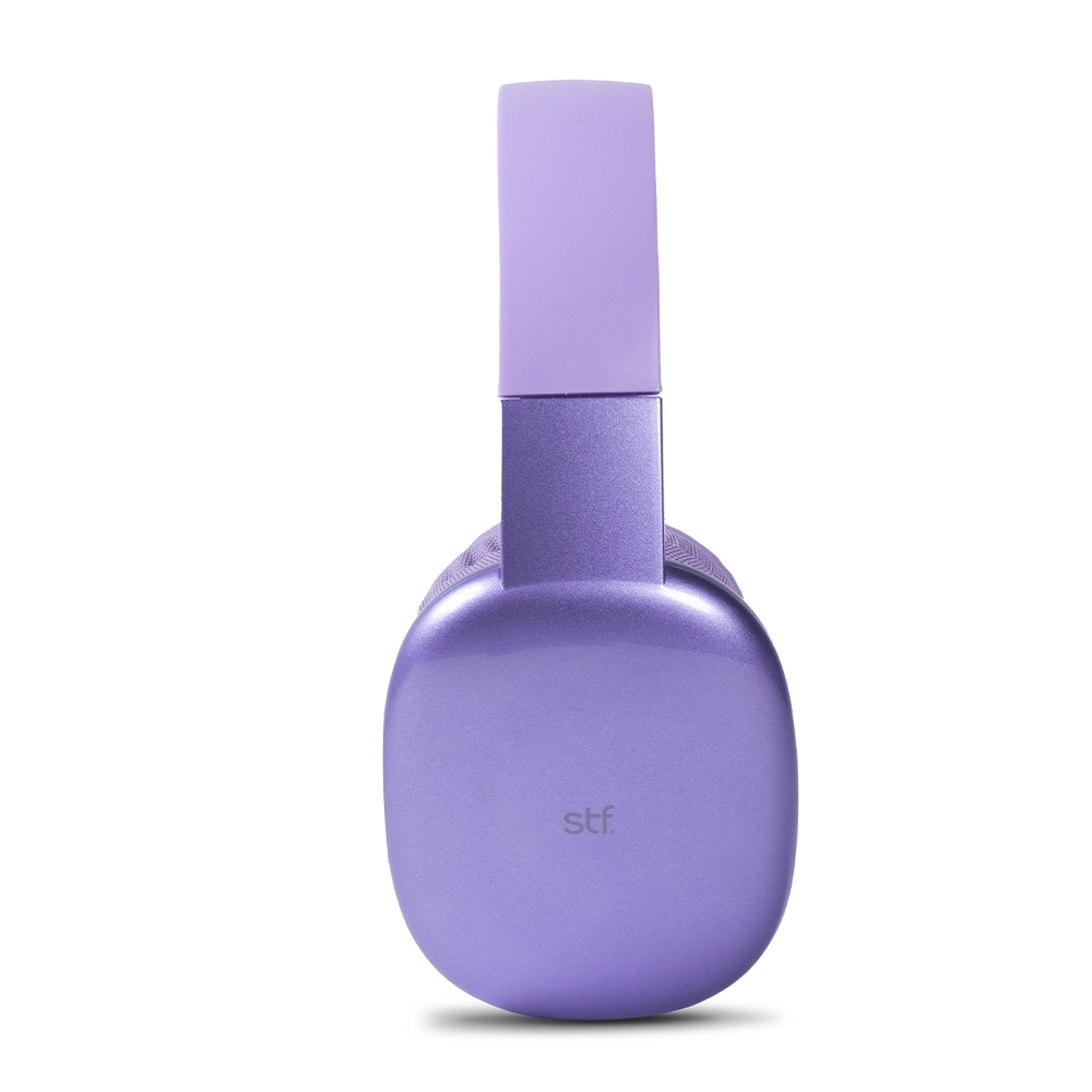 Audífonos Inalámbricos Over Ear Aurum Stf Color Morado