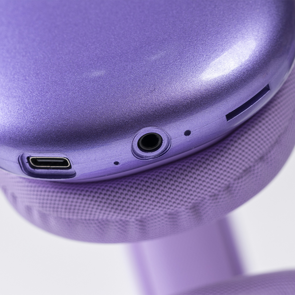 Audífonos Inalámbricos Over Ear Aurum Stf Color Morado