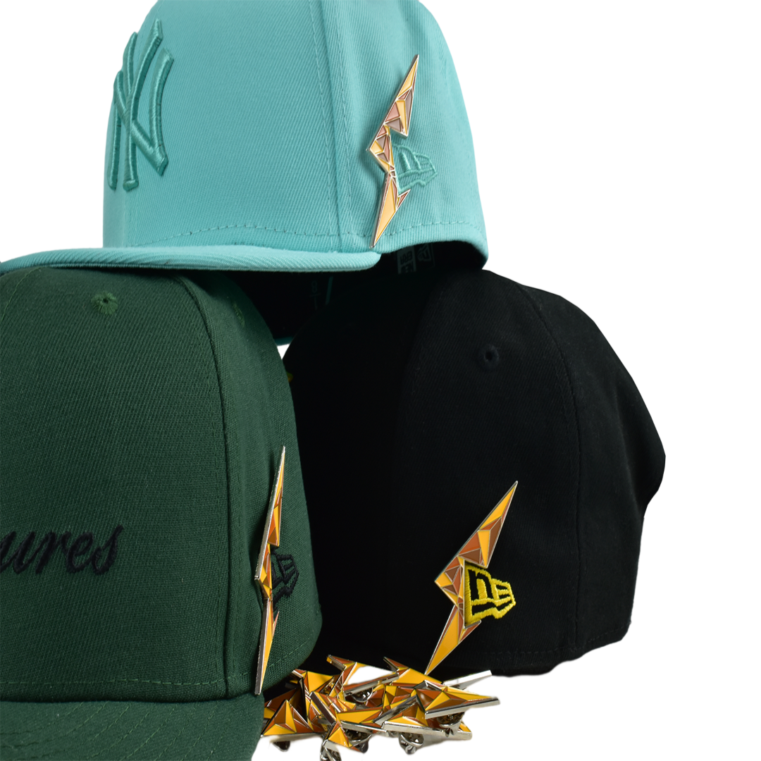 Pin Metálico Rayo Para Gorra