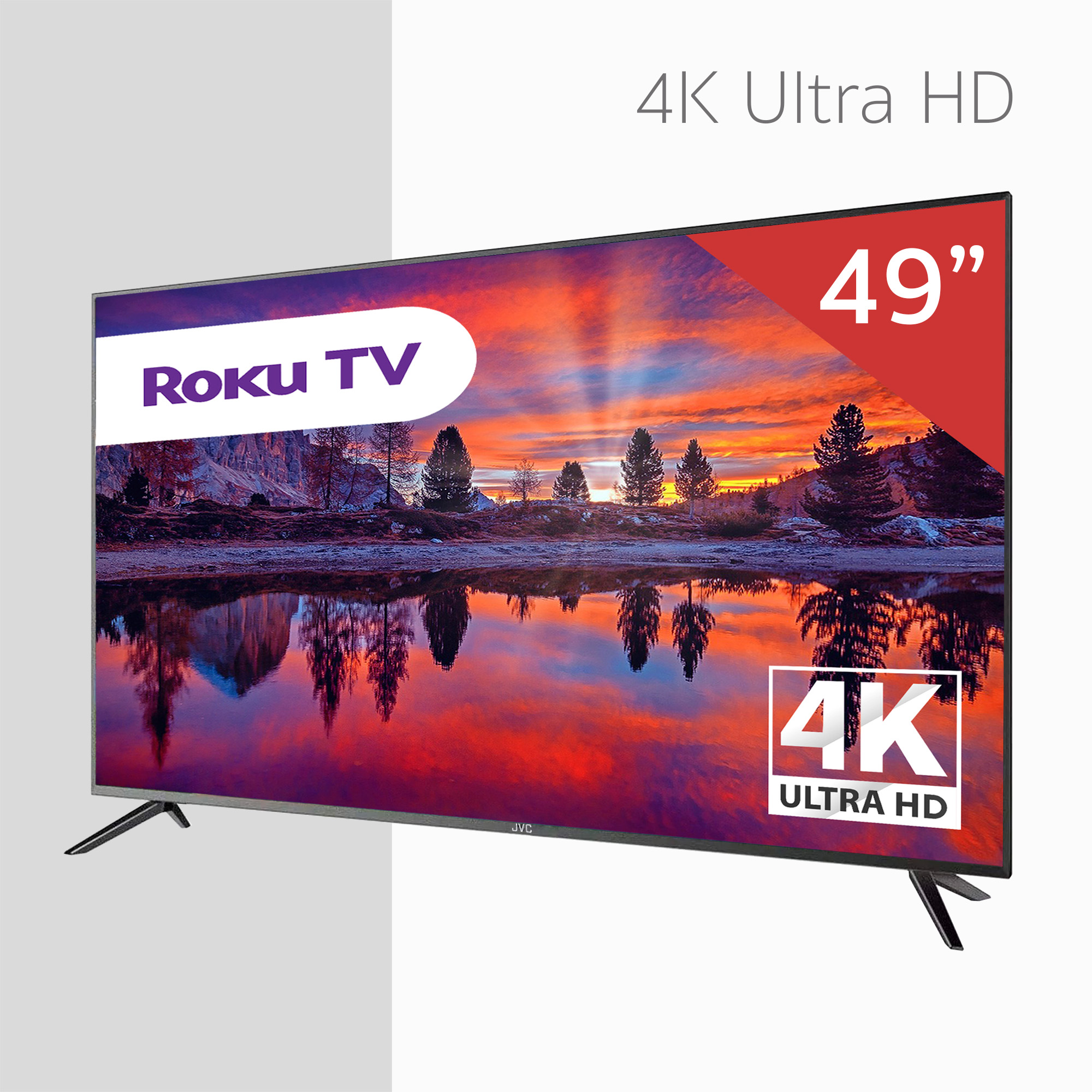 Smart Tv de 49 pulgadas 4K Ultra Hd Led de JVC