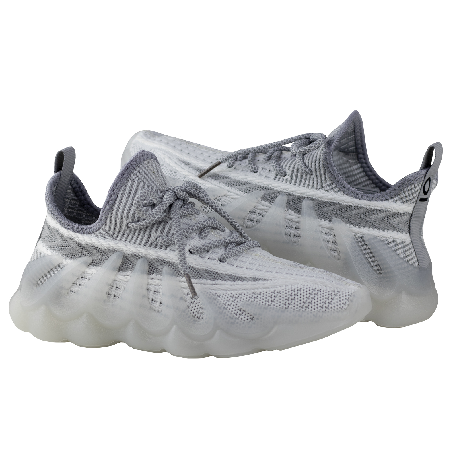 Tenis Urbano Mujer Chunky Textura Capa De Ozono 601502 Gris