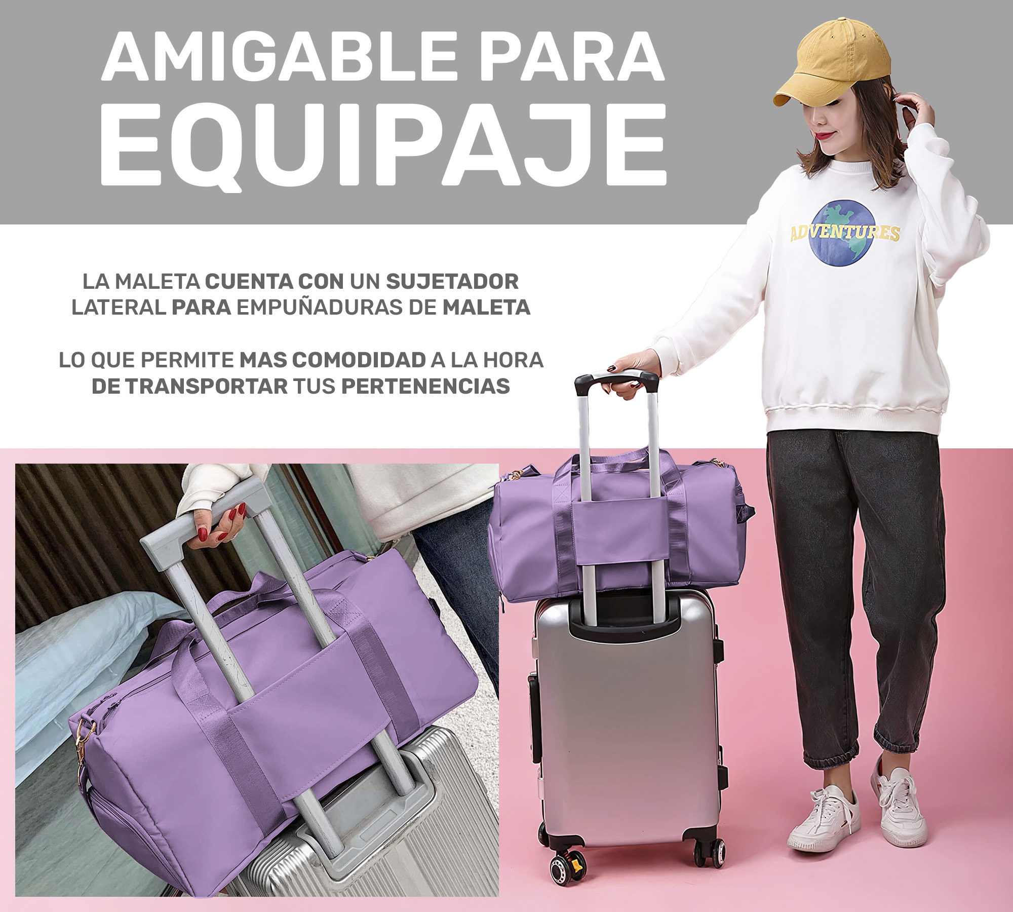 MALETA DEPORTIVA MOCHILA GYM BOLSA DE VIAJE IMPERMEABLE 