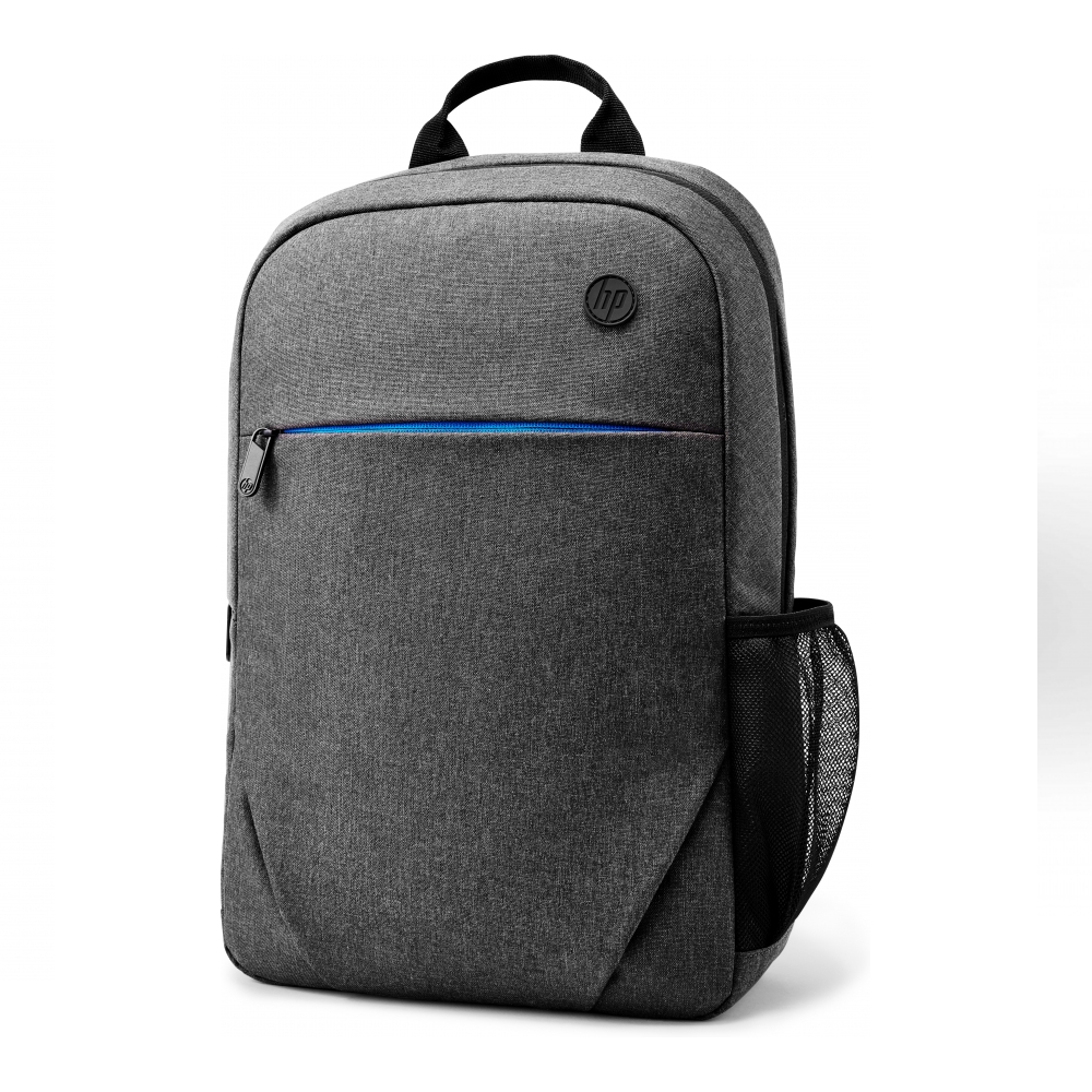 Backpack hp prelude para laptop de 15.6 pulgadas nylon bolsillo para termo gris mochila escuela