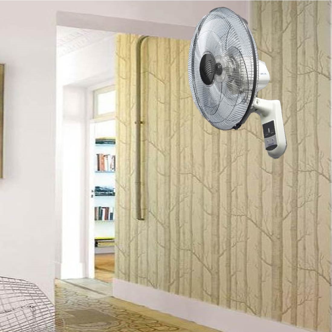 Ventilador Man De Pared 16" Cromo