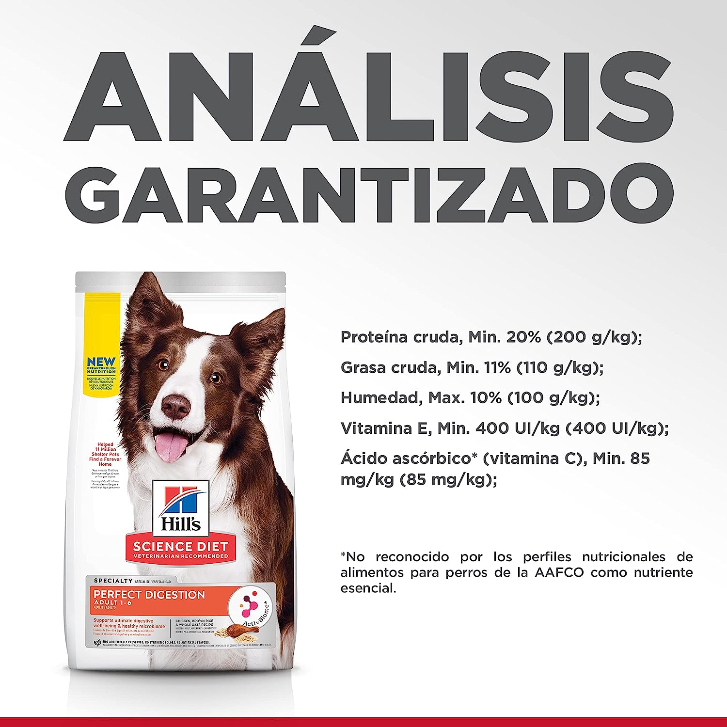 Alimento Para Perro Hill's Science Diet Perfect Digestion Alimento Seco Adulto 5.4 kg Digestion Perfecta