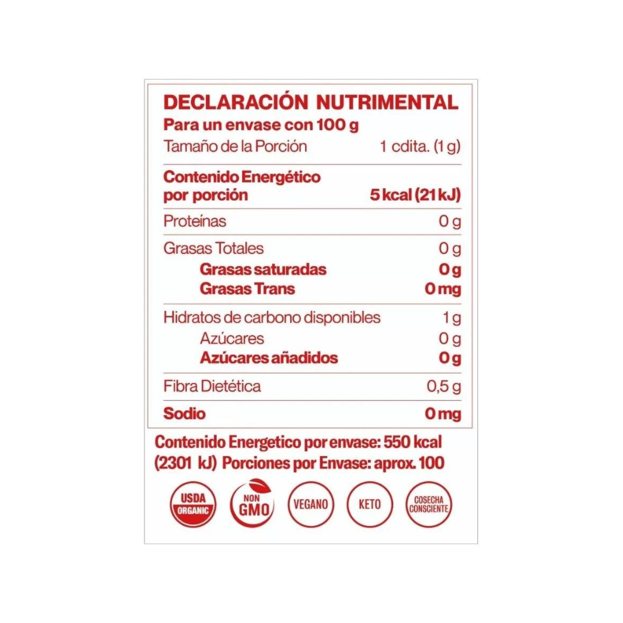 Schisandra Adaptógeno 50g Commons Polvo Berry 100% Orgánico