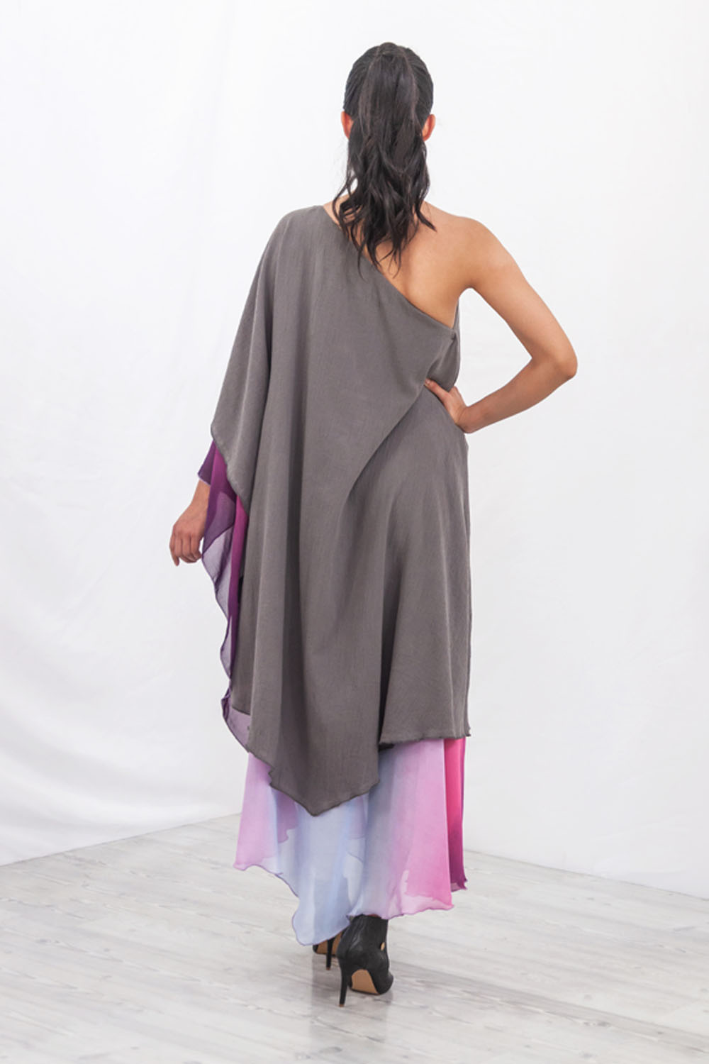 Vestido Oversize A ÁNGELOZANO Manta algodón y poliester AL-W08