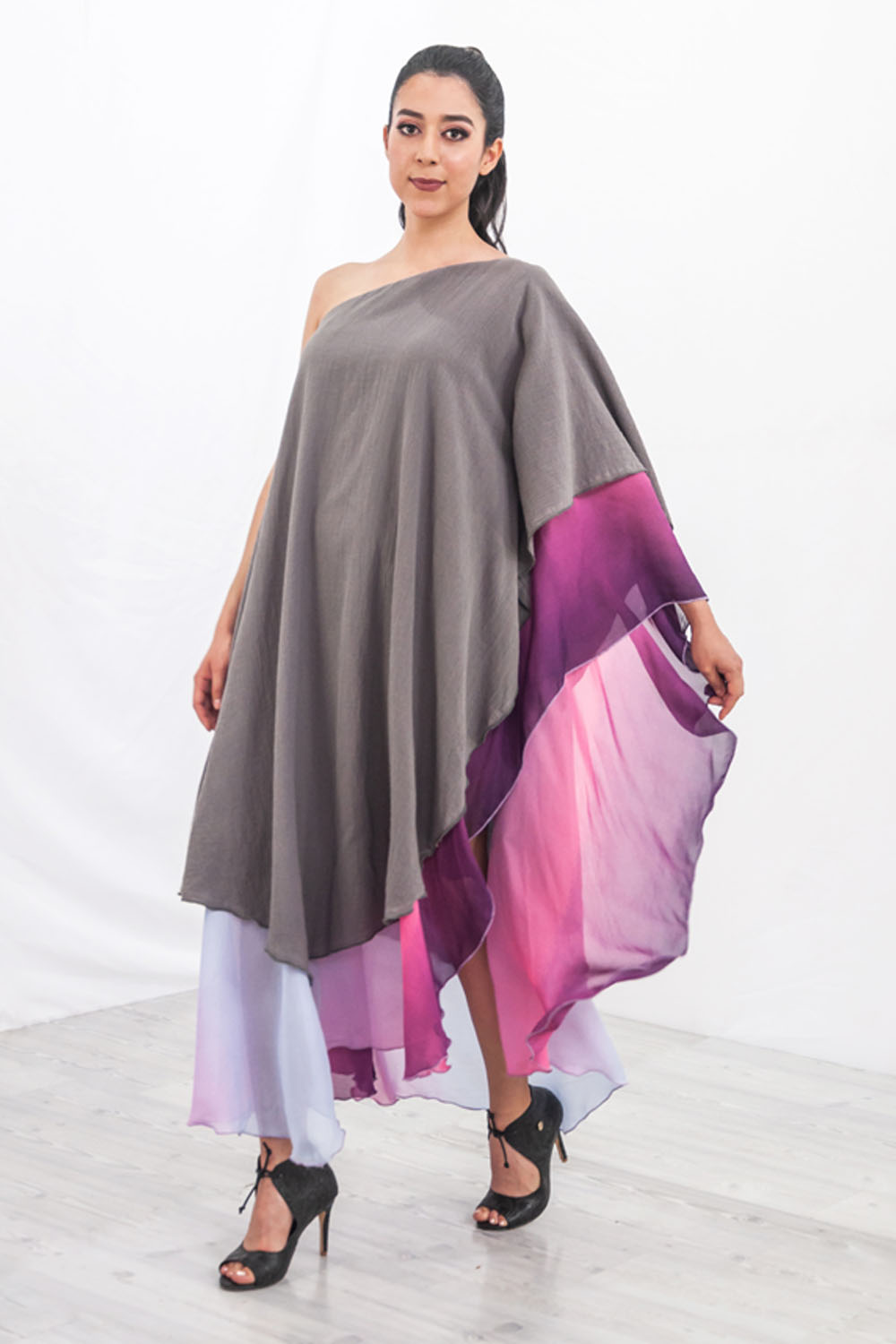 Vestido Oversize A ÁNGELOZANO Manta algodón y poliester AL-W08