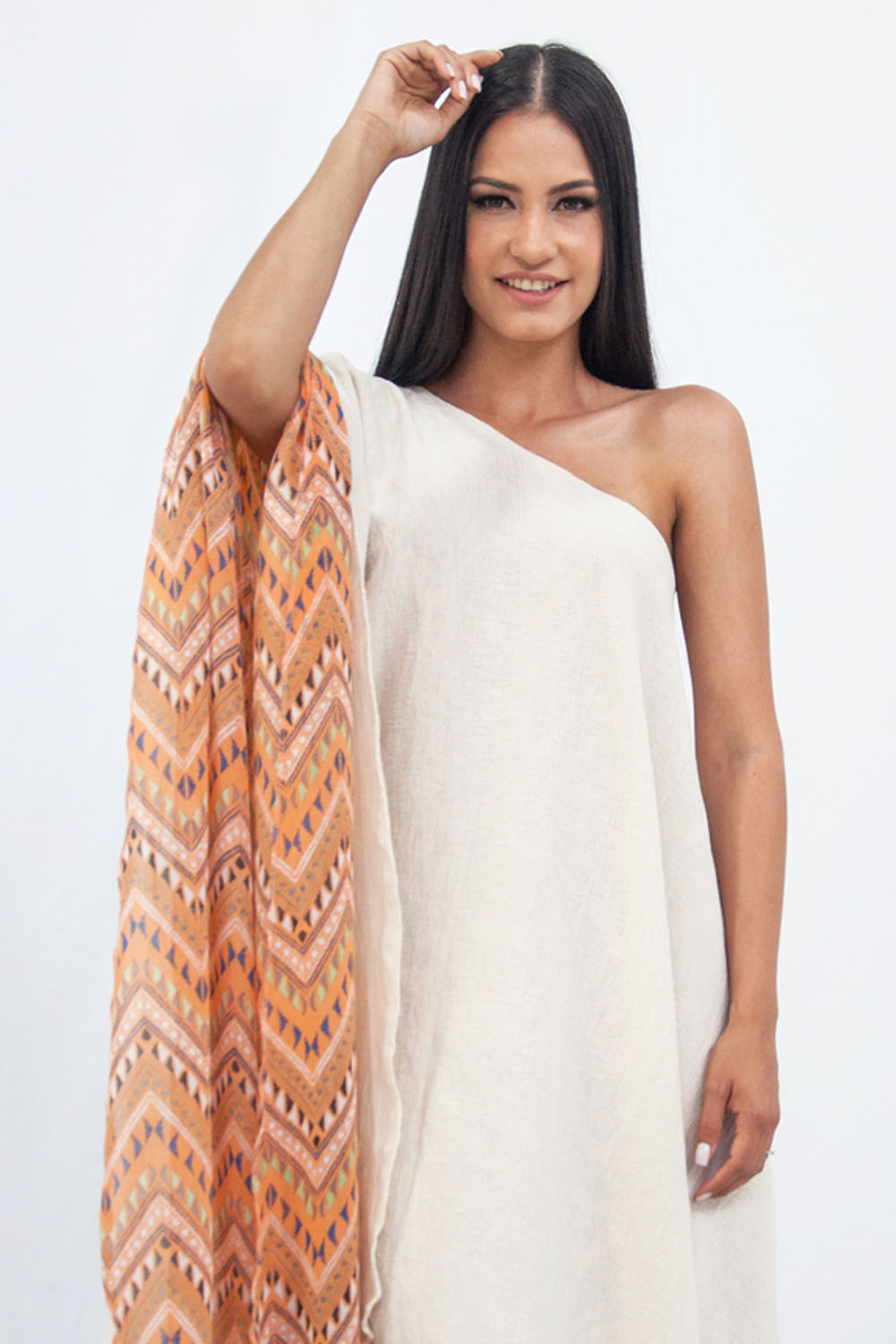 Vestido Oversize A ÁNGELOZANO Manta algodón y poliester AL-W08