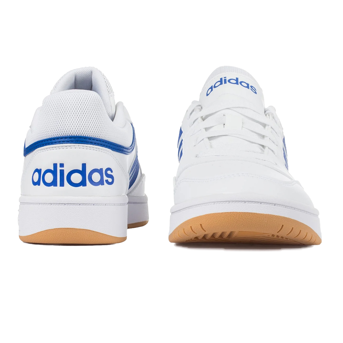 TENIS ADIDAS HOOPS 3.0 LOW CLASSIC VINTAGE BLANCO AZUL