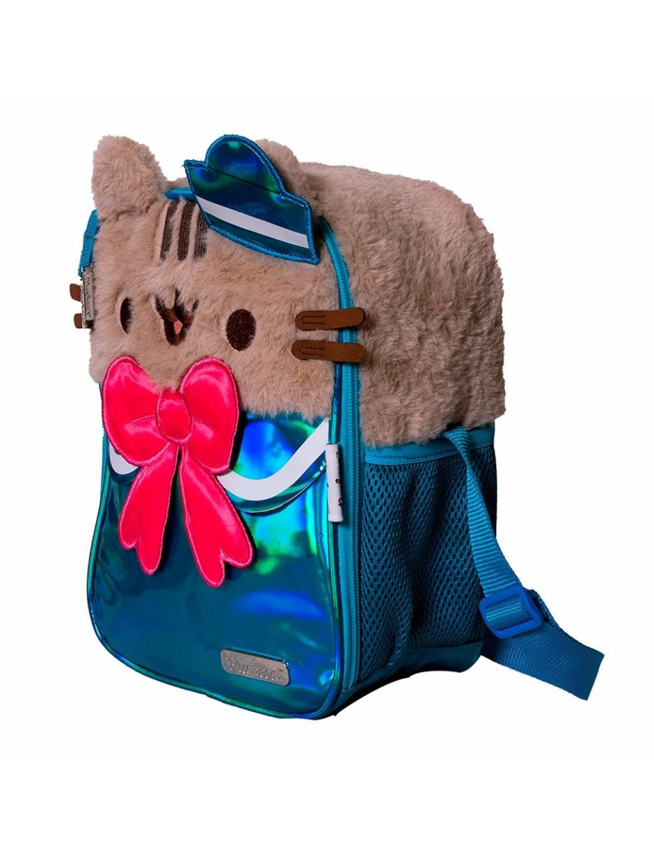 Lonchera Gato Pusheen The Cat Marinero Azul Celeste