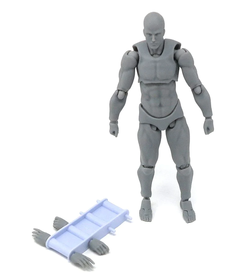 Archetype He Hombre Kun Body Basic Grey Figma Figura Maniqui