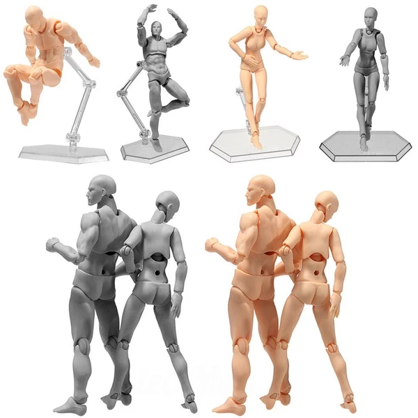 Archetype He Hombre Kun Body Basic Grey Figma Figura Maniqui