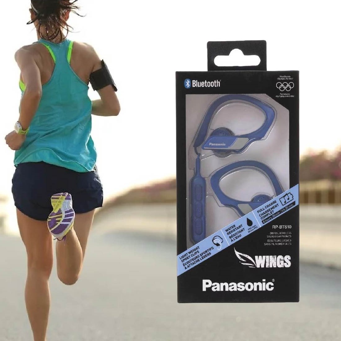 AUDIFONOS PANASONIC DEPORTIVO AZUL BT