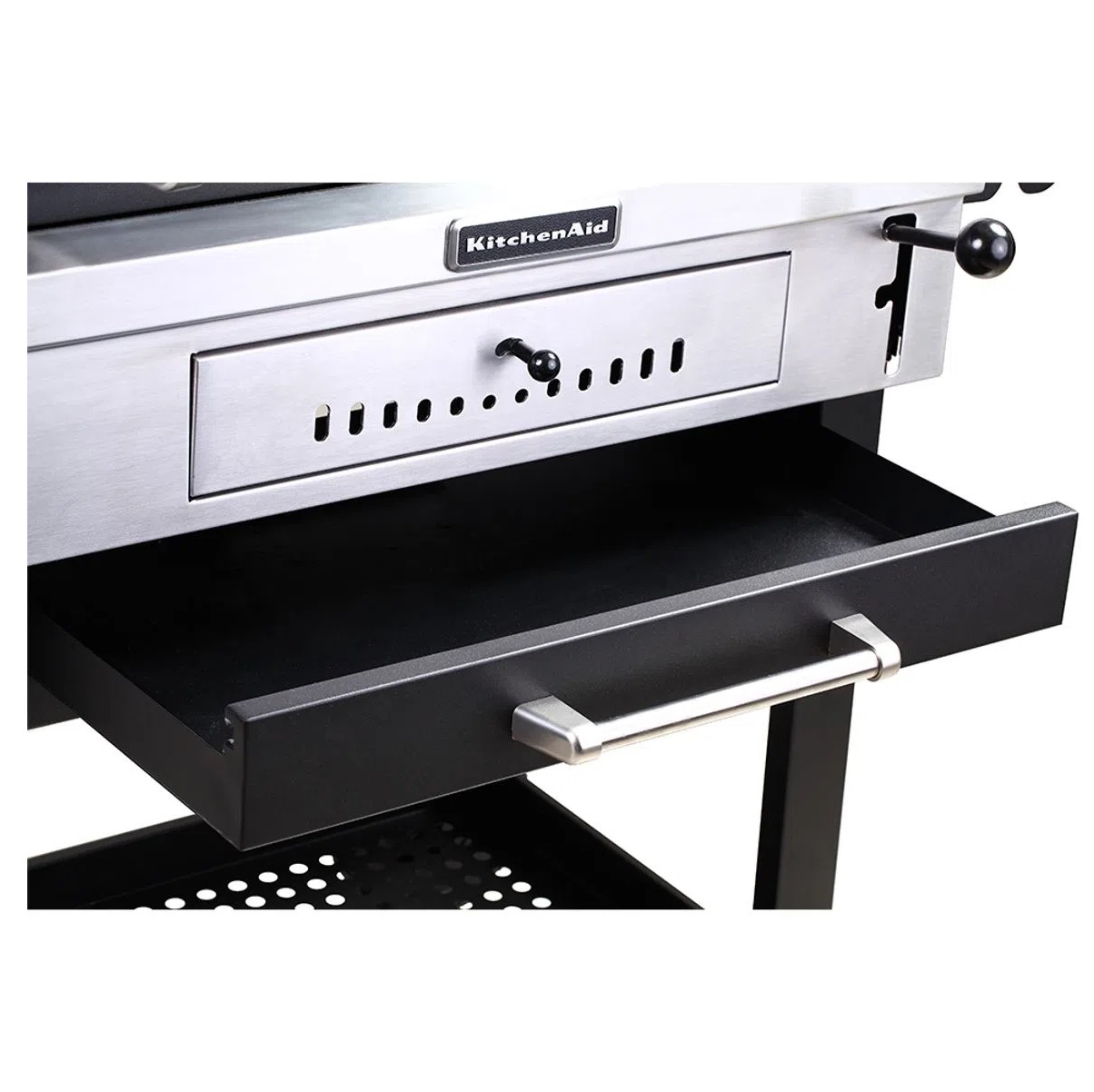 Asador Cart-Style de Carbón KitchenAid 810-0021 Negro.