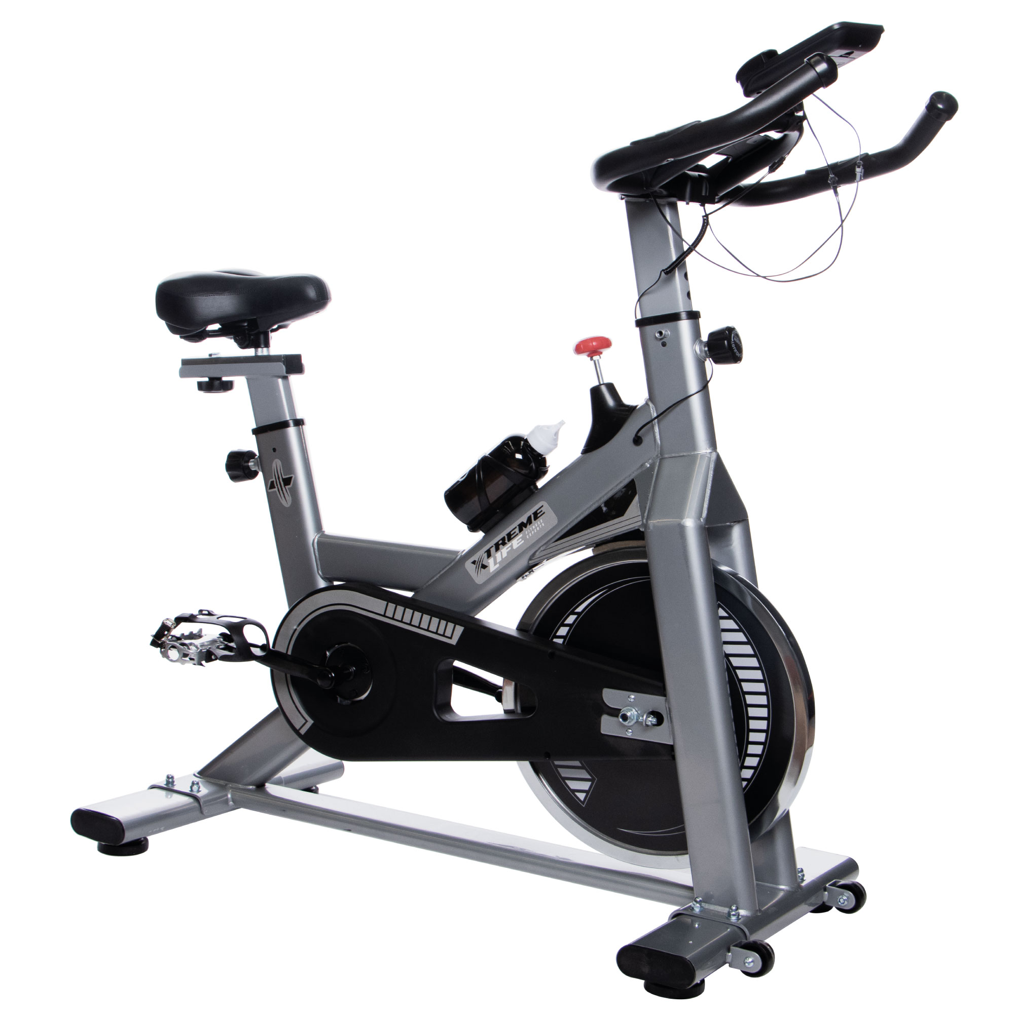 Bicicleta Spinning Fija 20 Kilos Profesional Cardio Indoor Negro