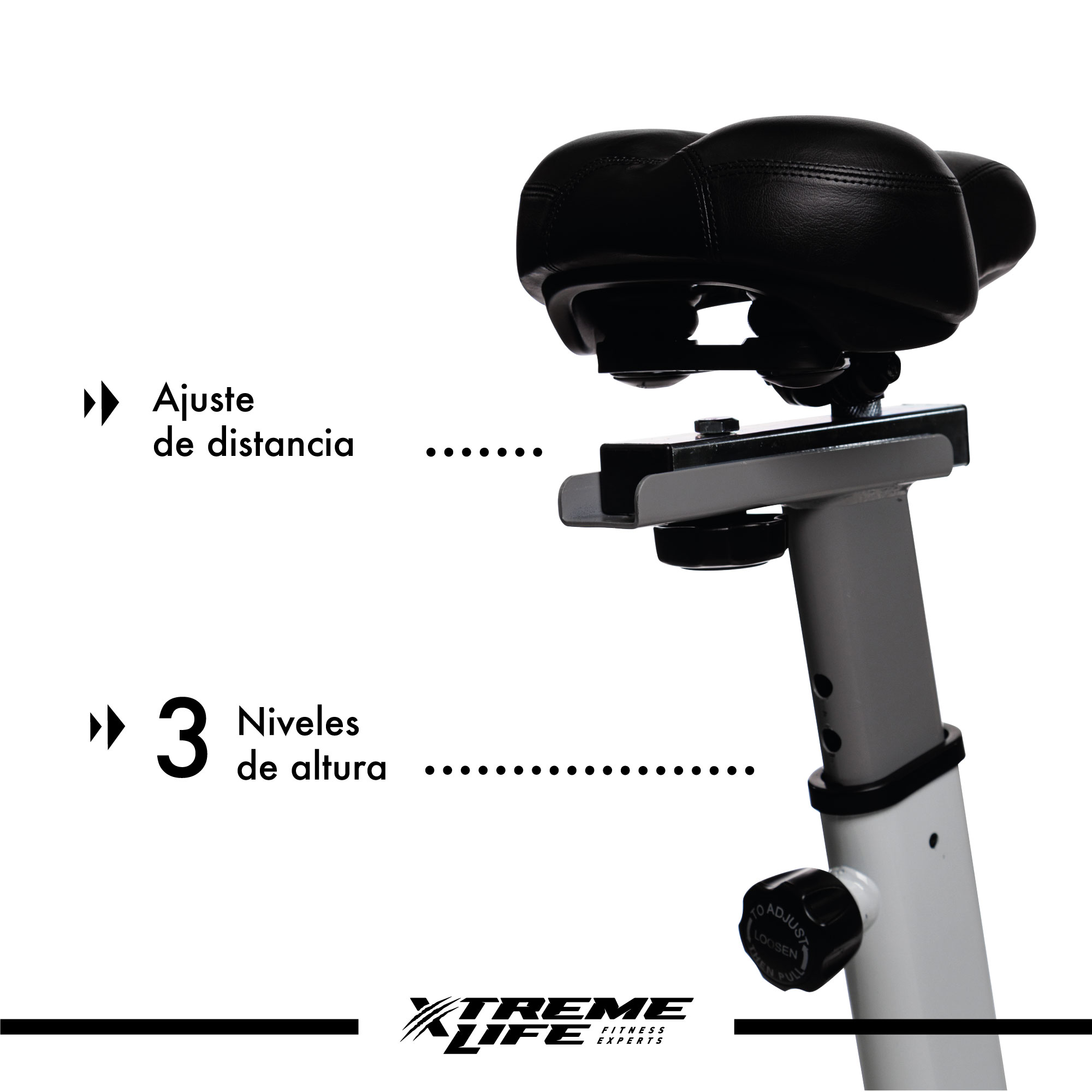 Bicicleta Spinning Fija 20 Kilos Profesional Cardio Indoor Negro