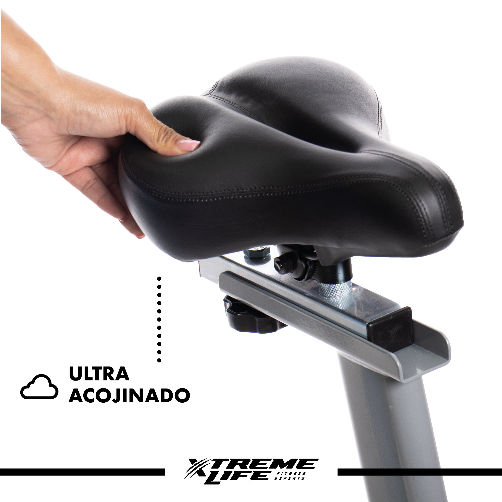 Bicicleta Spinning Fija 20 Kilos Profesional Cardio Indoor Negro