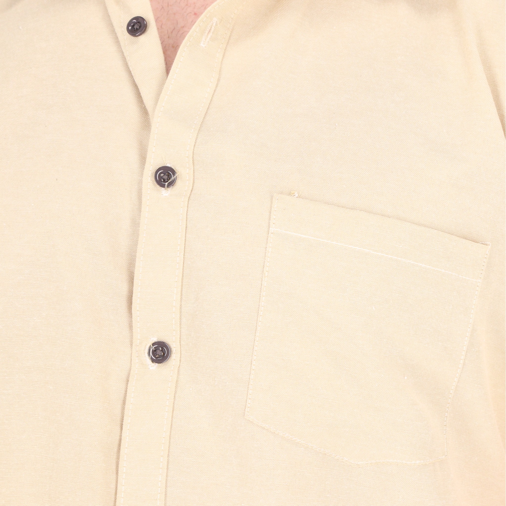 Camisa Manga Corta Casual Slim Fit Hombre Cuello Camisero Chili Beans Color Nude