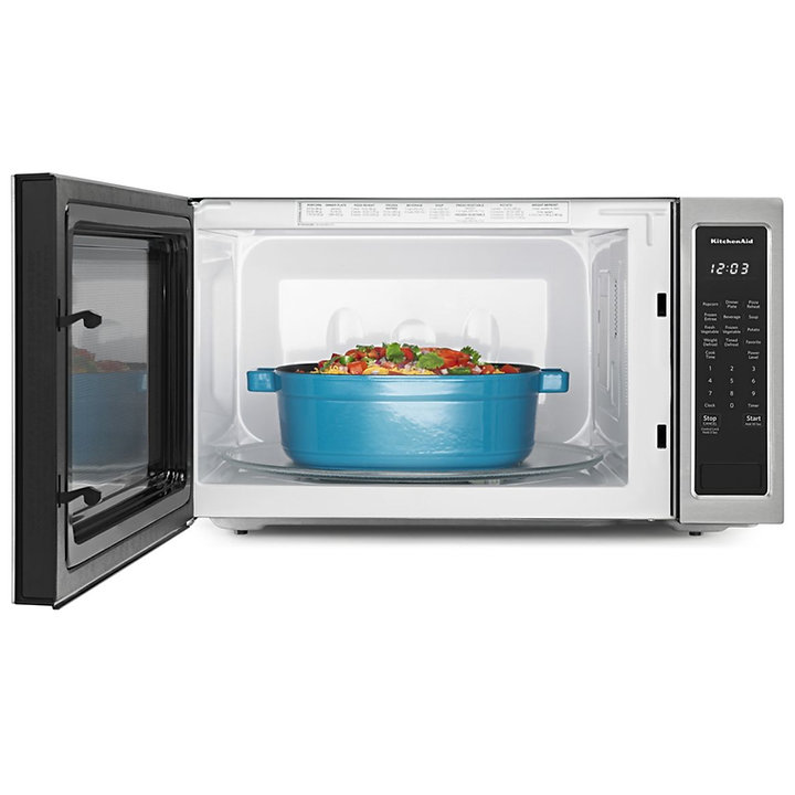 Microondas Kitchenaid KMCS3022GSS de 61cm (24") y 2.2 p³Acero Inox.