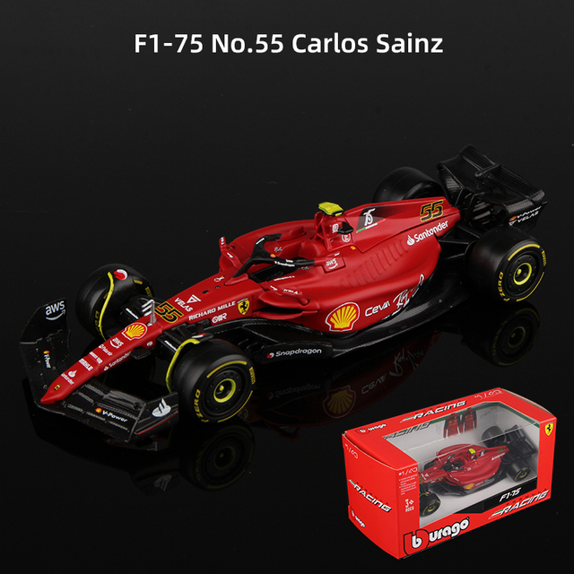 Carro a escala F1 Ferrari Carlos Sainz #55 Formula 1