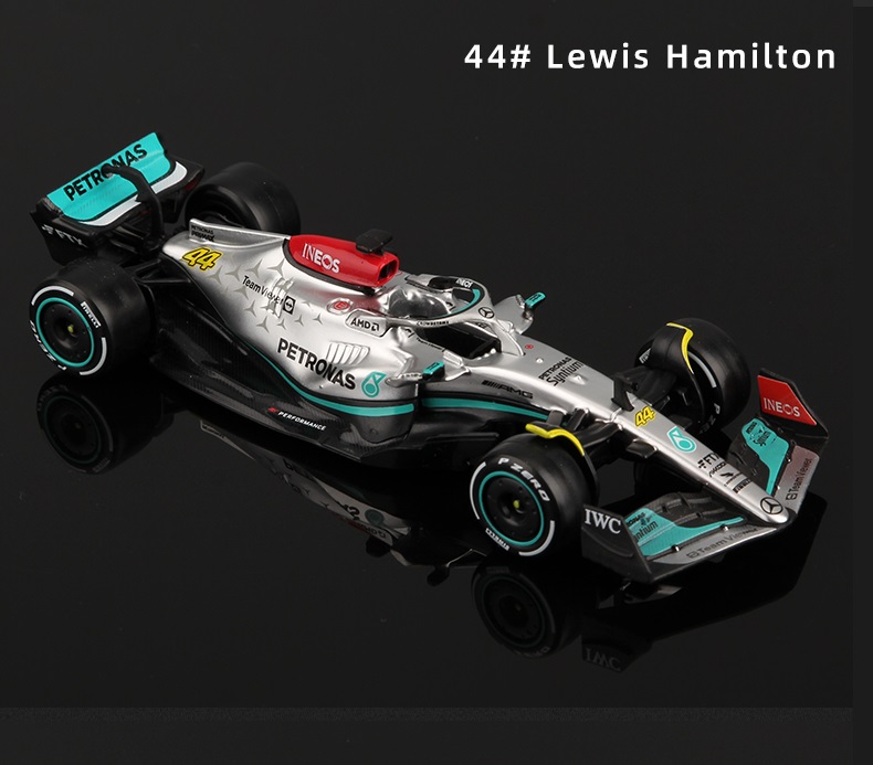 Carro a escala F1 Mercedes Lewis Hamilton #44 Formula 1