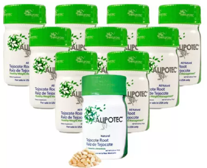 Alipotec 10 botes (90 Dias cada uno) Raiz de tejocote + Envio gratis
