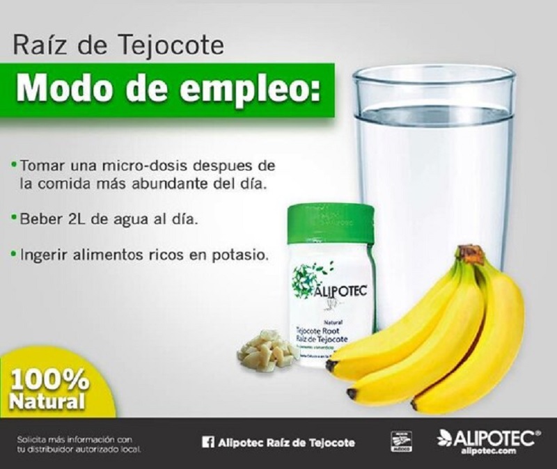 Alipotec 6 botes (90 Dias cada uno) Raiz de tejocote