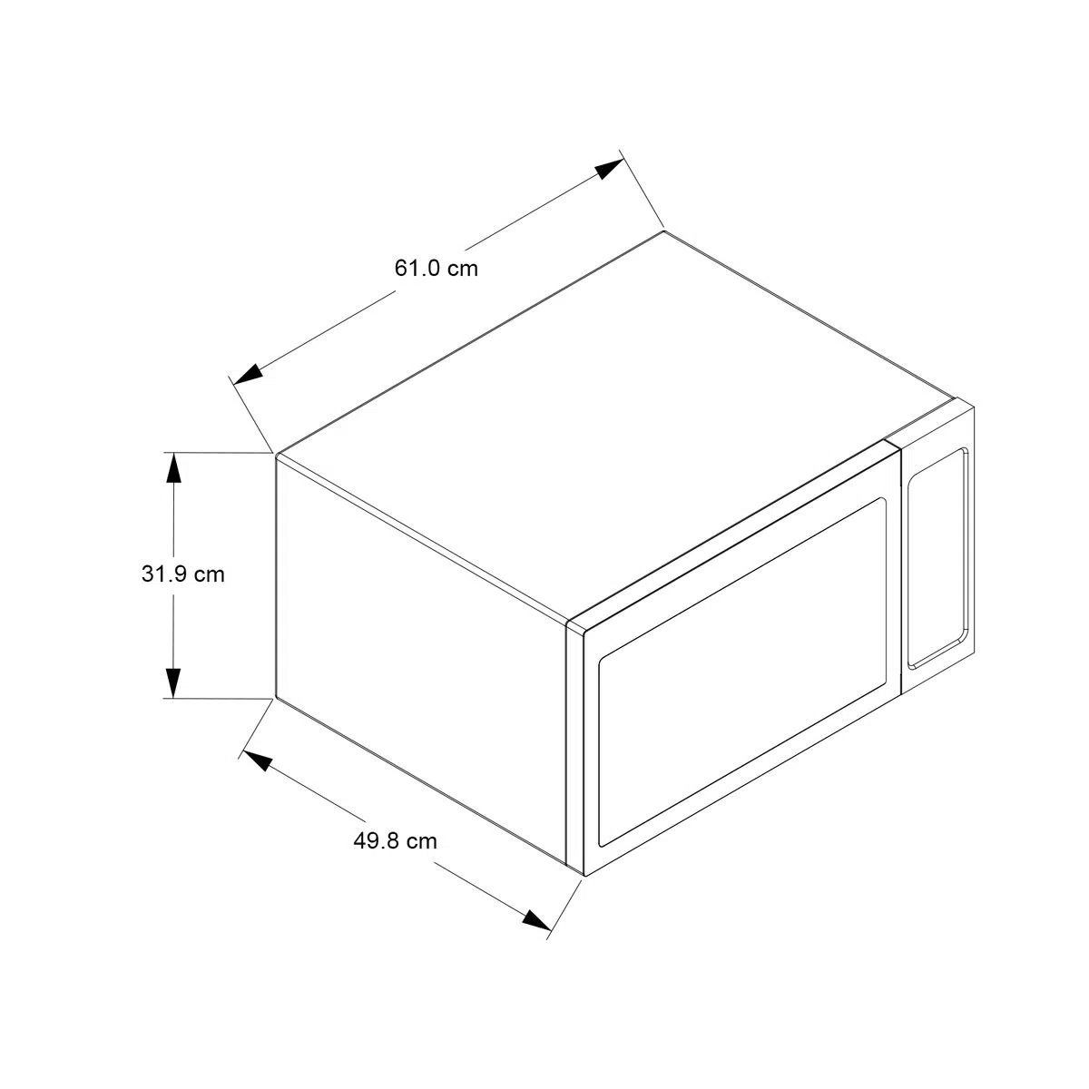 Microondas Kitchenaid KMCS3022GBS de 61cm (24") y 2.2 p³Acero Negro.